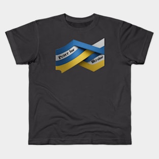 Peace For Ukraine Kids T-Shirt